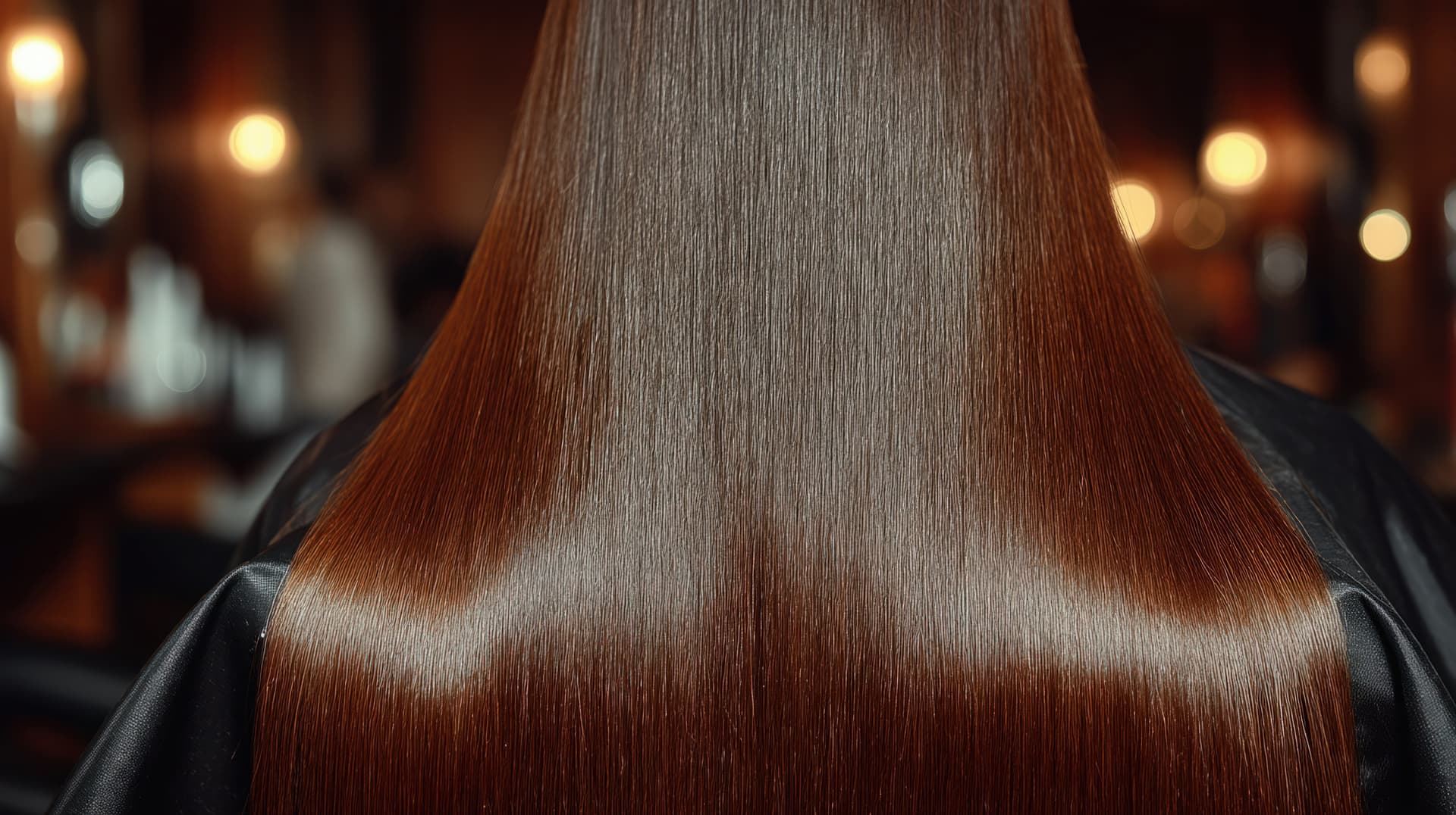 Cabello libre de encrespamiento con nuestro alisado de keratina